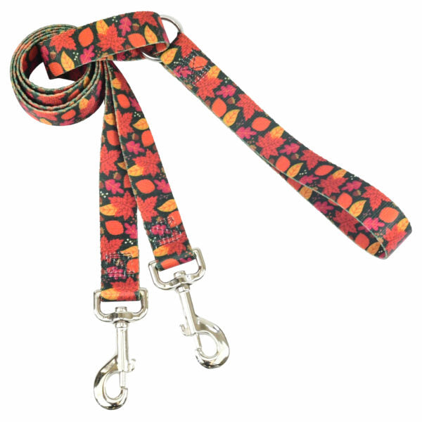 Falling Leaves Double Connection Leash – EarthStyle