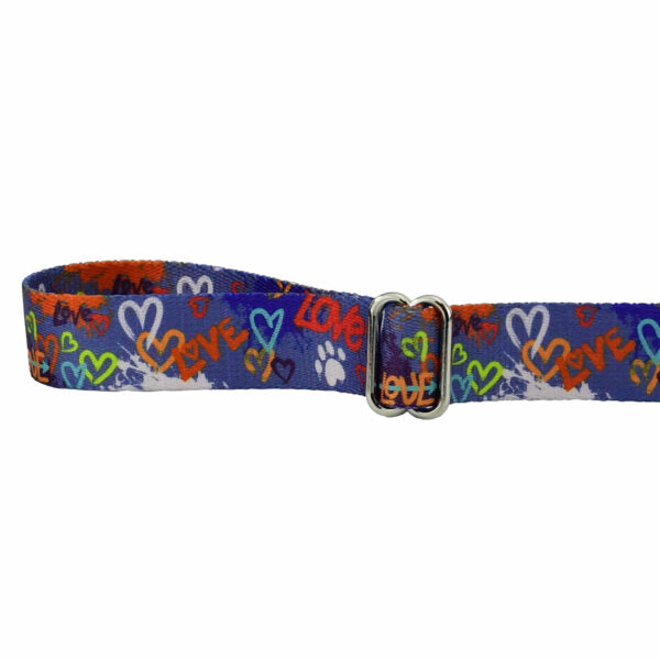 Love Graffiti Blue Dog Leash – EarthStyle