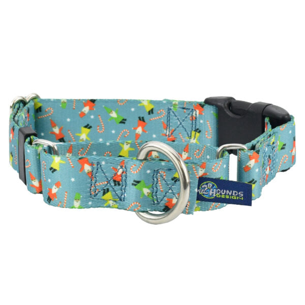 Jolly Gnomes Buckle Martingale Dog Collar – EarthStyle