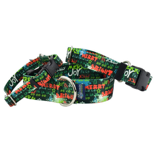 Holiday Graffiti Martingale Dog Collar – EarthStyle