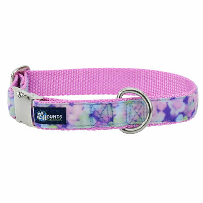 Hydrangea Velvet Essential Dog Collar