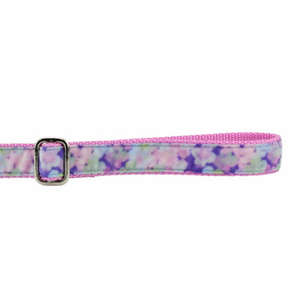 Hydrangea Velvet Dog Leash