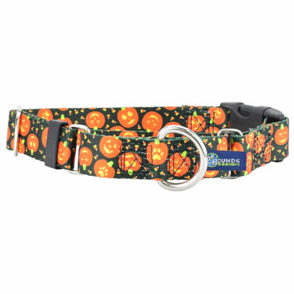 Jack O Lantern Buckle Martingale Dog Collar – EarthStyle