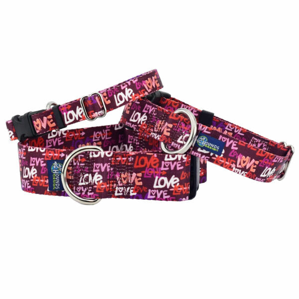 Love Graffiti Red Martingale Dog Collar – EarthStyle