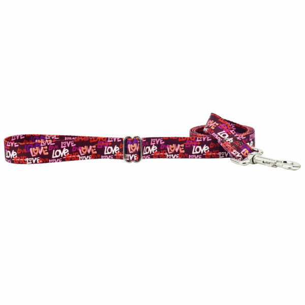 Love Graffiti Red Dog Leash – EarthStyle