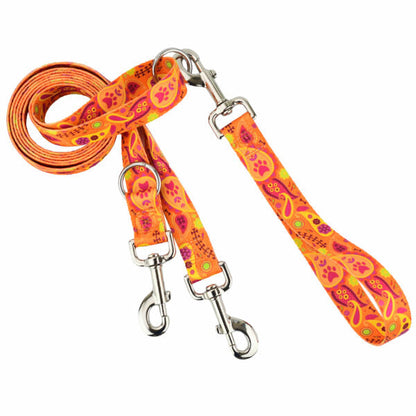 Orange Paisley Freedom No-Pull Dog Harness – EarthStyle