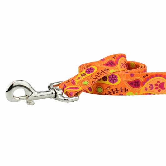 Orange Paisley Dog Leash – EarthStyle