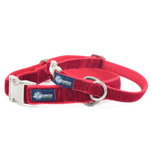 Red Velvet Essential Dog Collar