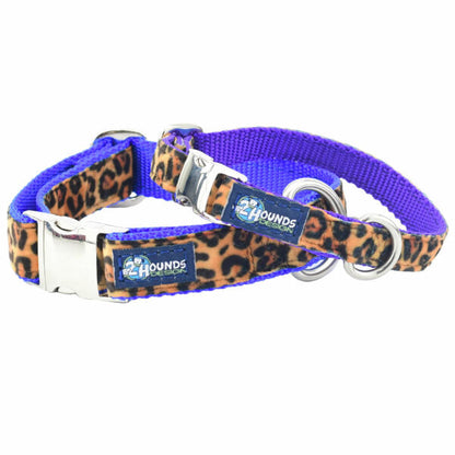 Soft Kitty Velvet Essential Martingale Dog Collar (Multiple Webbing Color Options)