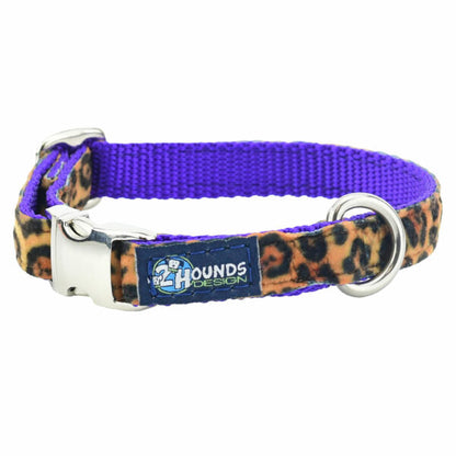 Soft Kitty Velvet Essential Dog Collar (Multiple Webbing Color Options)