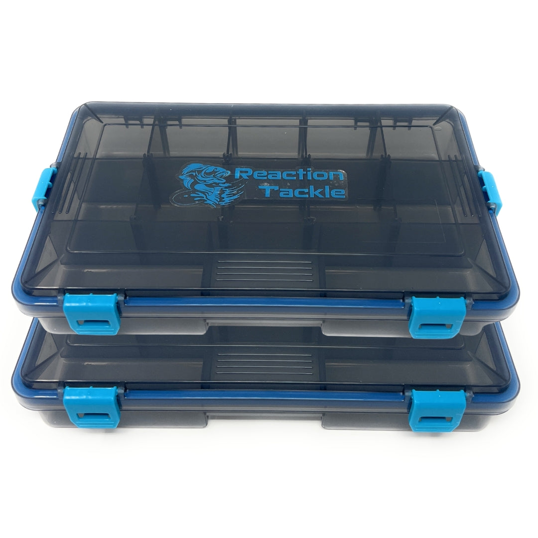 Reaction Tackle Standard Tackle Tray- Sturdy and Waterproof with 4 Reliable Clips