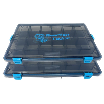 Reaction Tackle Standard Tackle Tray- Sturdy and Waterproof with 4 Reliable Clips