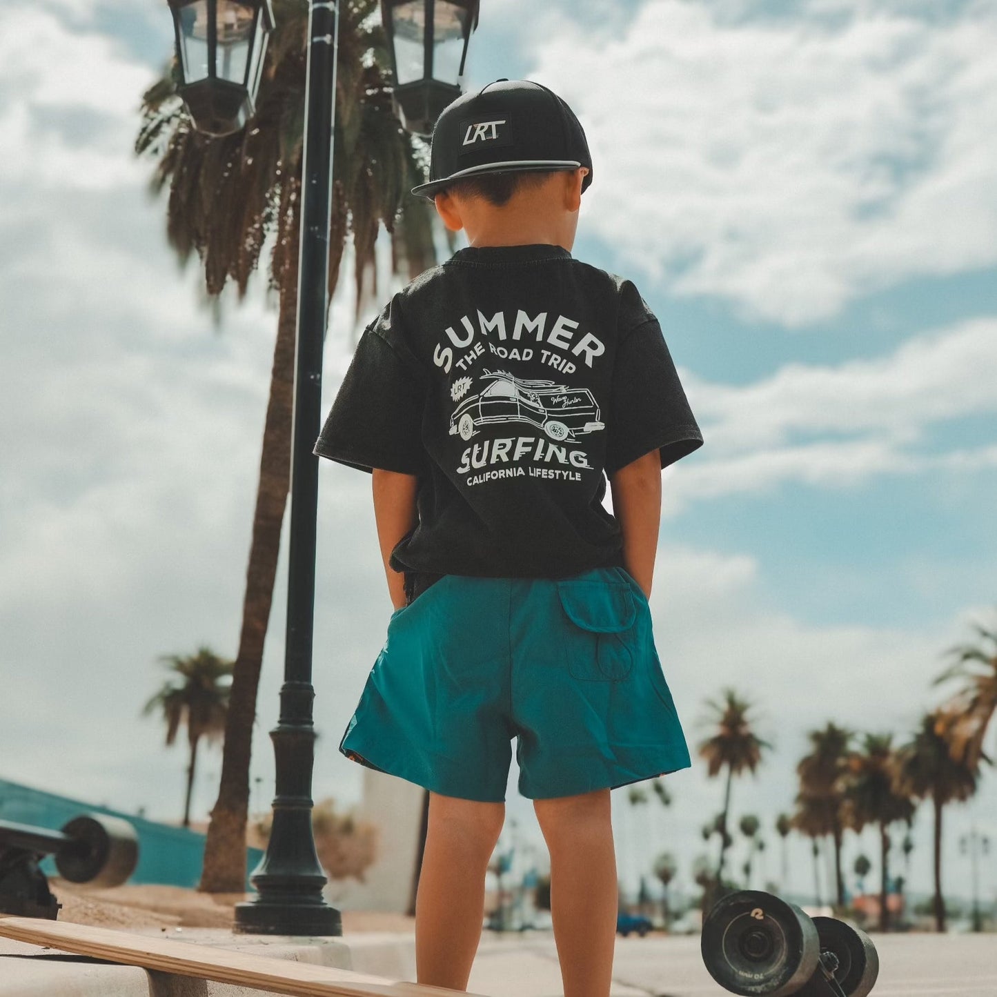 LET'S COAST TEE - VINTAGE BLACK