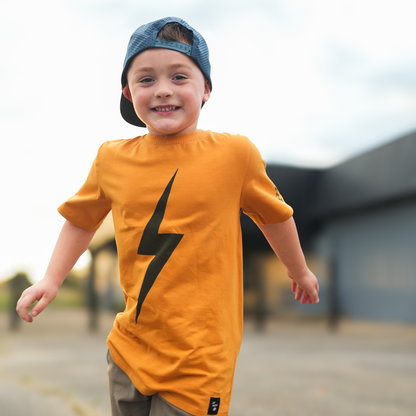 LIMITED EDITION SPARK SHORT SLEEVE RACER TEE - RUST