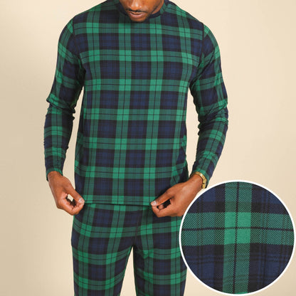 The Black Watch | Tartan Plaid SleepDeep™ Men’s Long Sleeve Pajama Shirt