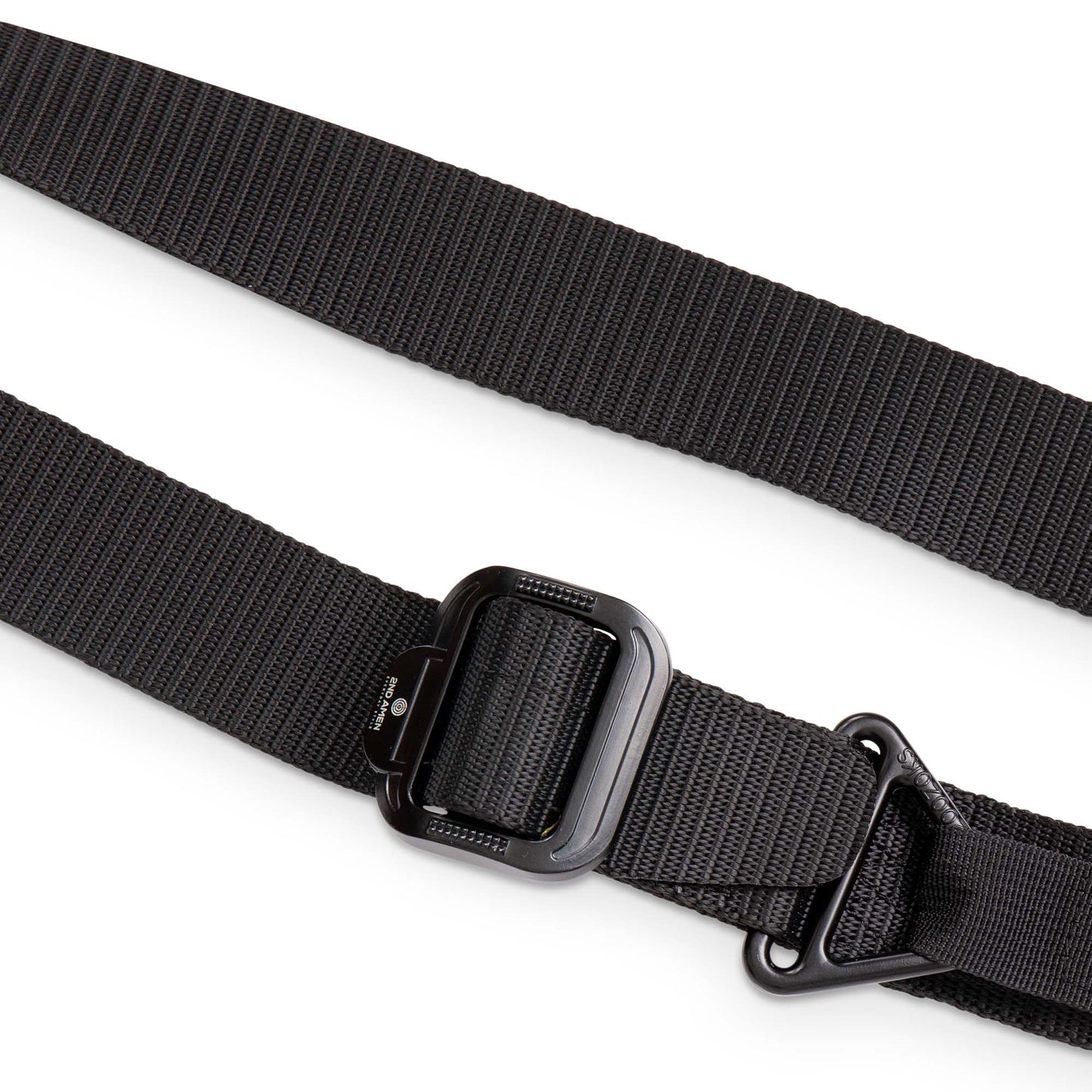 2ND Amen Men's Tactical 1.5 Inch Convertible TDU Rigger with Black Nylon webbing belt & Adjustable Metal Buckle