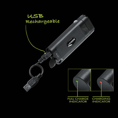 FLATEYE™ Rechargeable FR-250 Flashlight – 250 Lumens