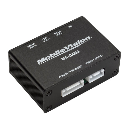 MobileVision 3-Input Radio-Video Right - Left - Rear 12V Camera Controller