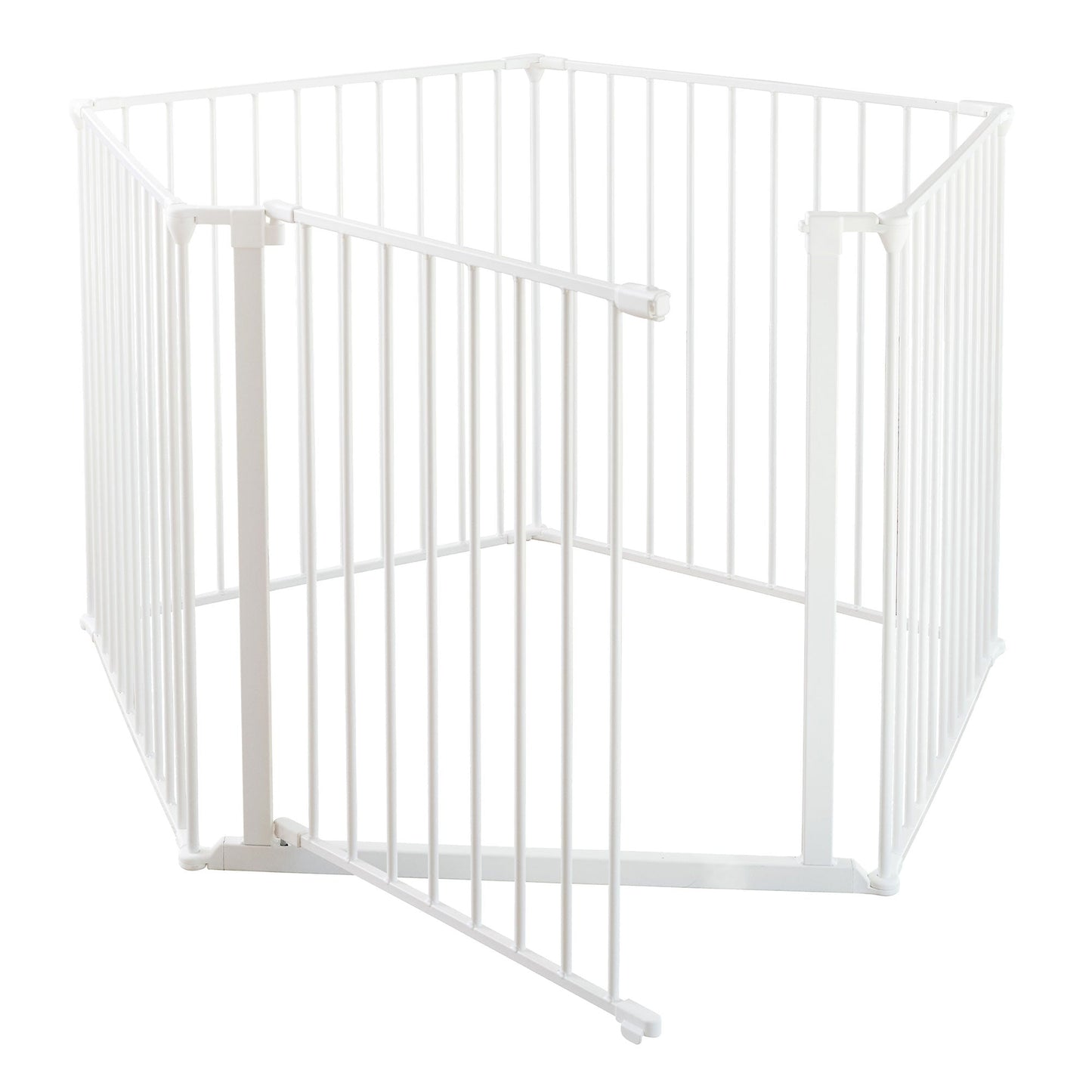 Scandinavian Pet Design Pet Flex System XXL Wall Mounted At Home Dog Gate, White