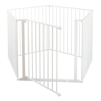 Scandinavian Pet Design Pet Flex System XXL Wall Mounted At Home Dog Gate, White