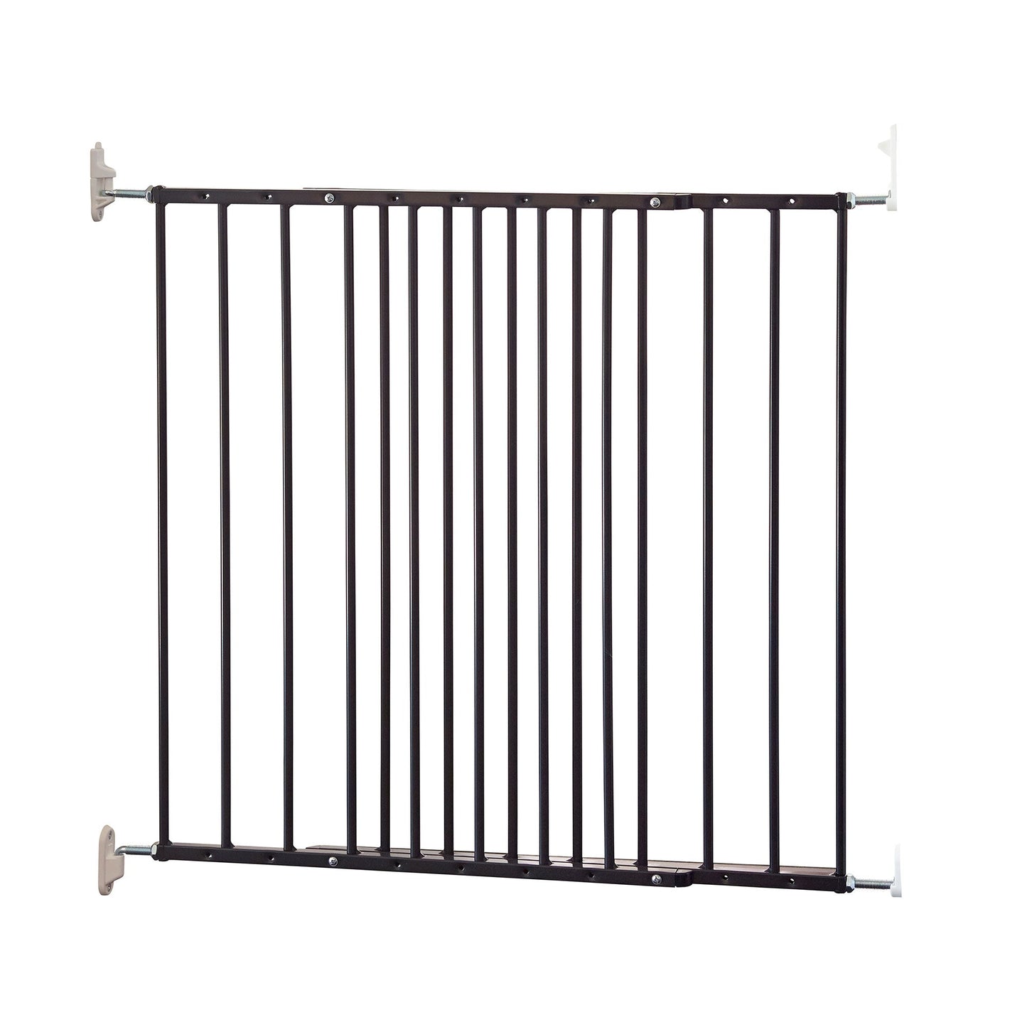 Scandinavian Pet MultiDan Wall Mount 24.6-42in Doorway Safety Baby Gate, Black