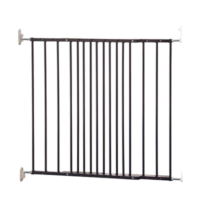 Scandinavian Pet MultiDan Wall Mount 24.6-42in Doorway Safety Baby Gate, Black