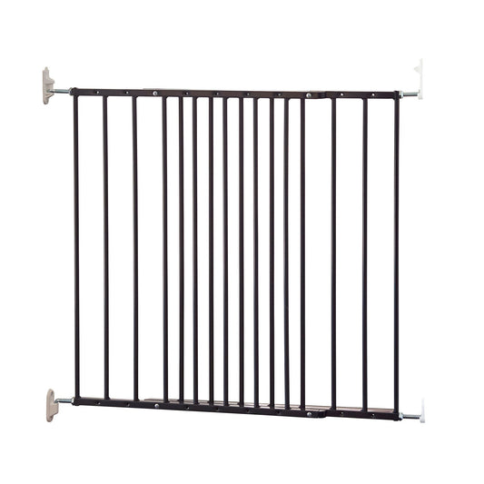 Scandinavian Pet MultiDan Wall Mount 24.6-42in Doorway Safety Baby Gate, Black