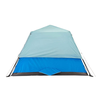 Outbound QuickCamp 6 Person 3 Season Cabin Tent with Rainfly and Carry Bag, Blue