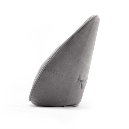 WENNEBIRD Model B Lumbar Memory Foam Support Pillow to Improve Posture, Grey