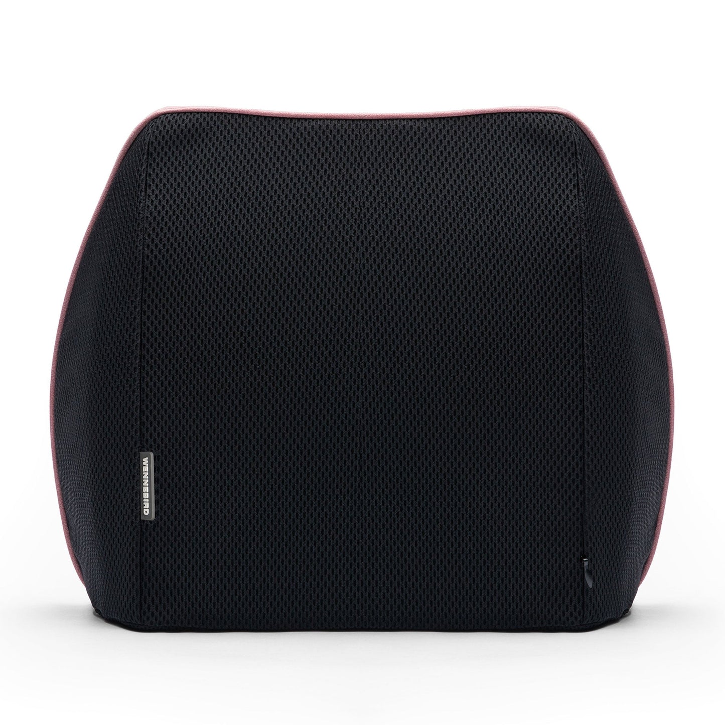 WENNEBIRD Model Q Lumbar Memory Foam Support Pillow to Improve Posture, Pink