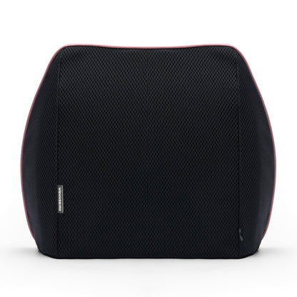 WENNEBIRD Model Q Lumbar Memory Foam Support Pillow to Improve Posture, Pink