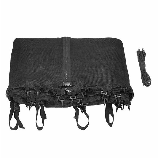Upper Bounce 13 Feet Round Trampoline Replacement Net for 6 Poles or 3 Arches