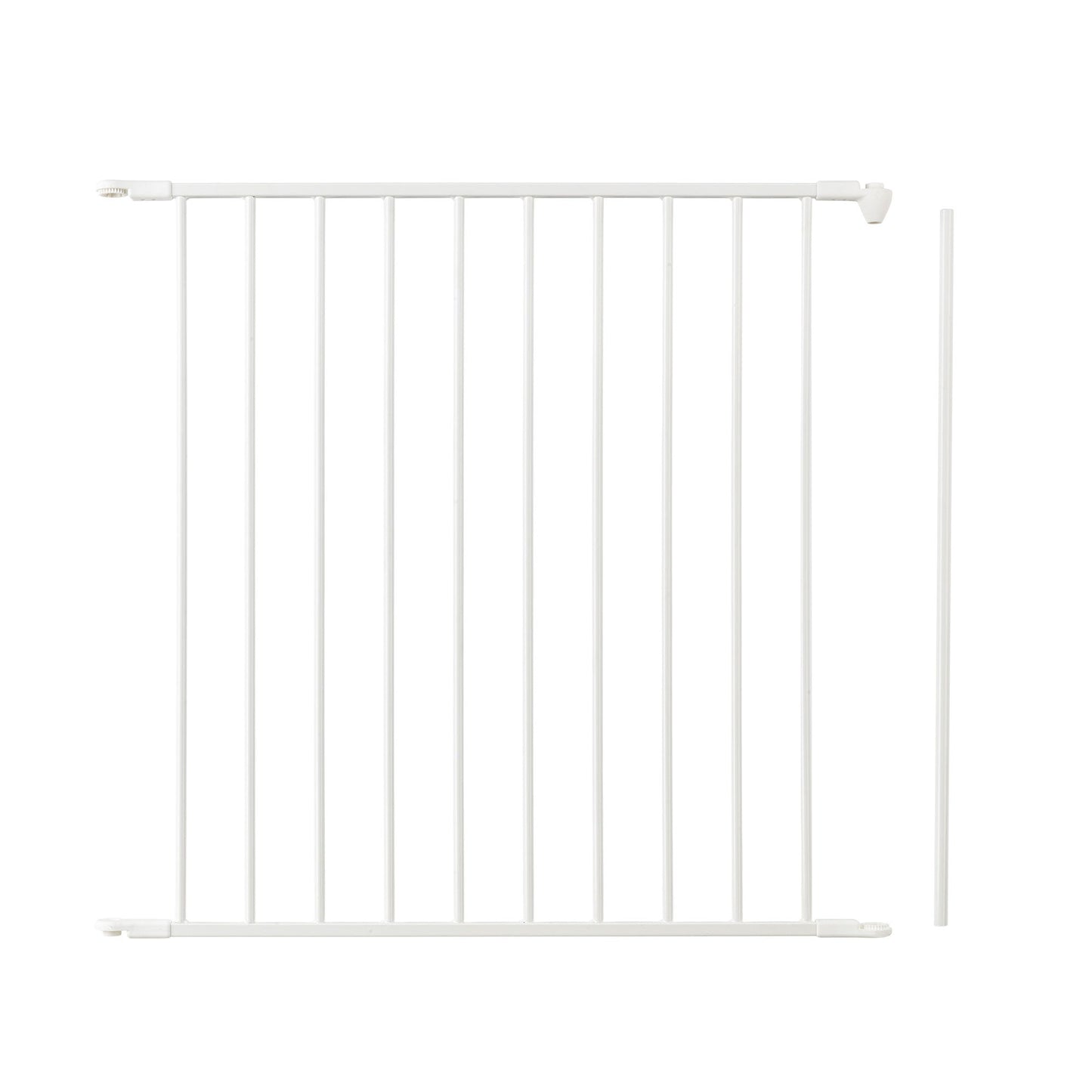 Scandinavian Pet Flex Metal 28.4in Baby Gate Extension Panel Accessory, White