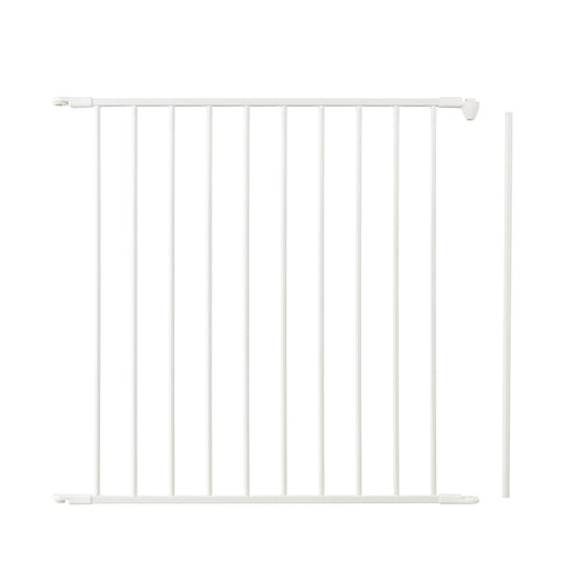 Scandinavian Pet Flex Metal 28.4in Baby Gate Extension Panel Accessory, White