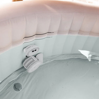 Intex PureSpa Plus Inflatable Hot Tub Jet Spa w/ 4 Battery Multi-Colored Lights