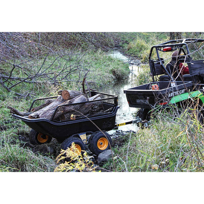 Polar Trailer HD 1500TA Steel Frame Tandem Axle Hauling Trailer w/ Rugged Wheels