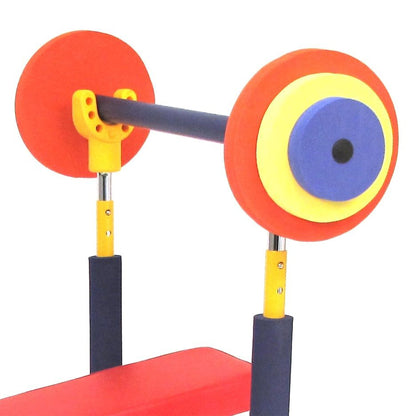 Fun & Fitness For Kids Children's Exercise Equipment Weight Lifting Bench Set