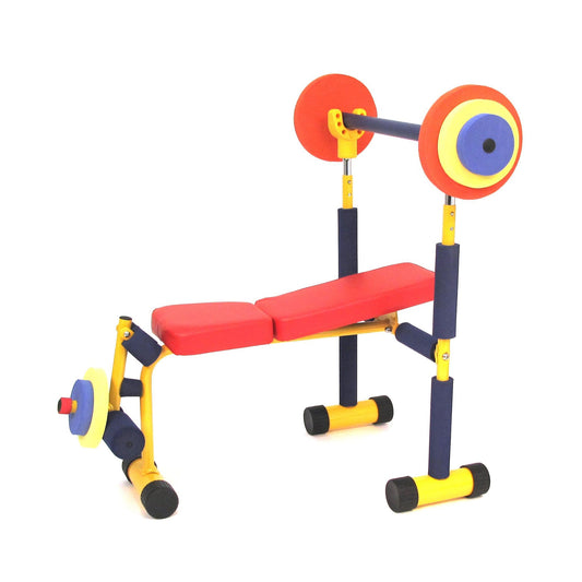 Fun & Fitness For Kids Children's Exercise Equipment Weight Lifting Bench Set