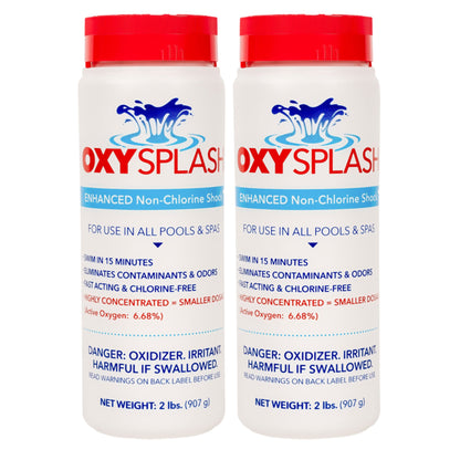 API OXSP2 Oxy Splash Swimming Pool Water Treatment Blend, 2 Pounds (2 Pack)