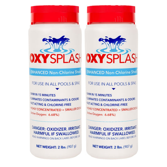 API OXSP2 Oxy Splash Swimming Pool Water Treatment Blend, 2 Pounds (2 Pack)