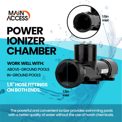 Main Access 4CH4002R Power Ionizer Replacement Chamber for Pool Treatment System