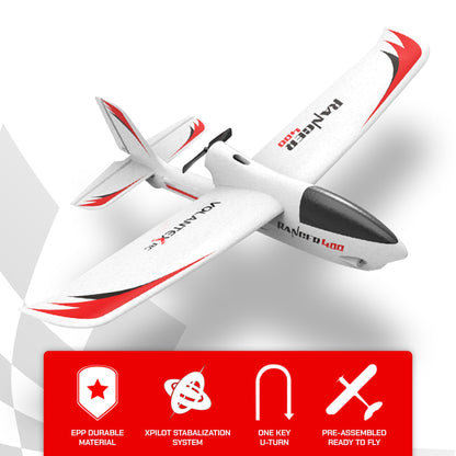 VOLANTEXRC Ranger 400 One Key Turn Remote Control Airplane w/ Xpilot Stabilizer