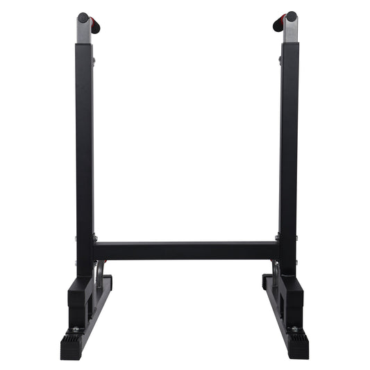 BalanceFrom Multi-Function Home Gym Exercise Dip Stand, 500lb Capacity, Black