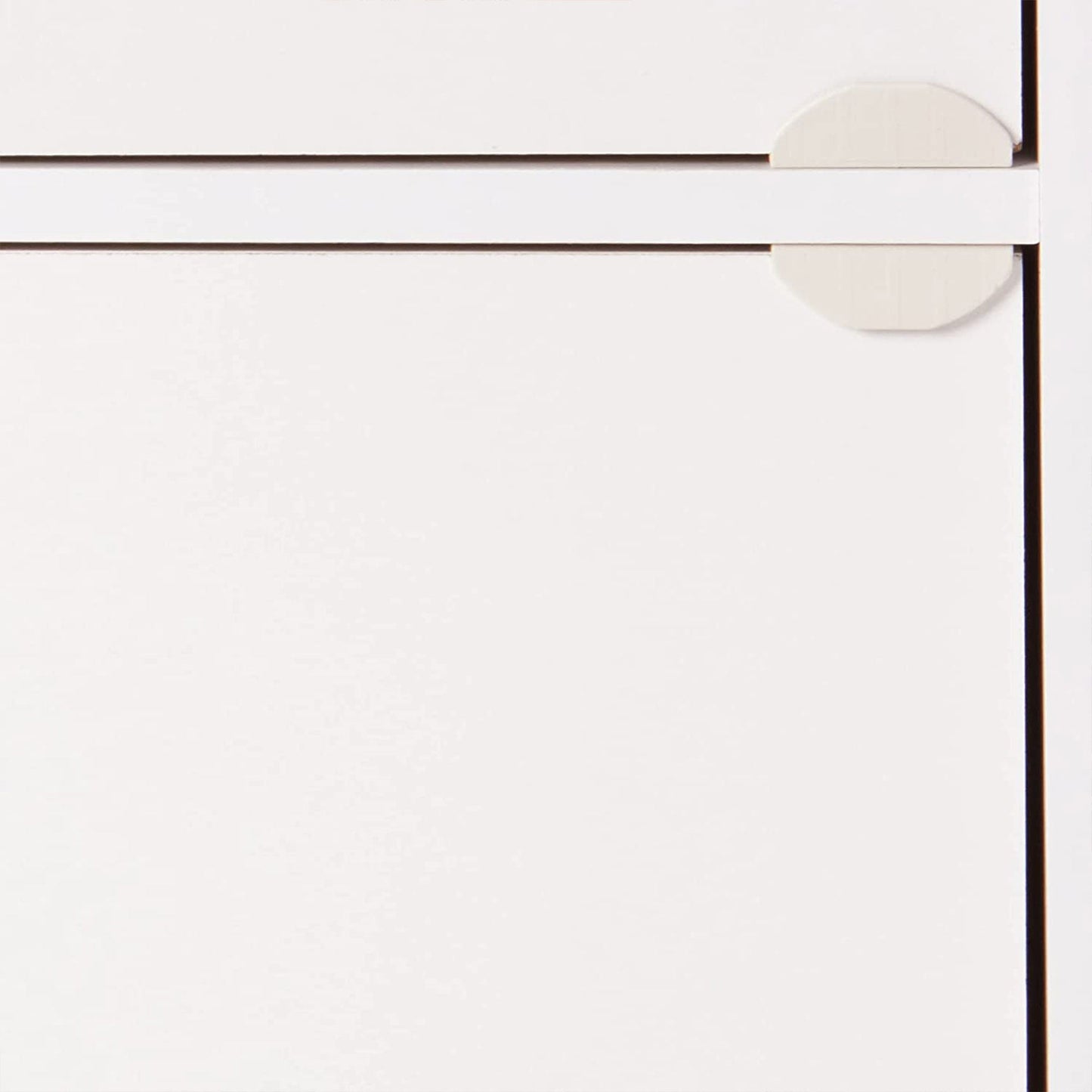 Hodedah 3 Door Enclosed Multipurpose Storage Cabinet for Home and Office, White