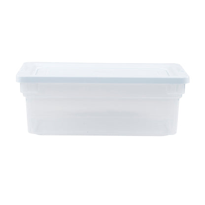 Rubbermaid Classic Clear 12 Quart Stackable Heavy Duty Plastic Storage Bins