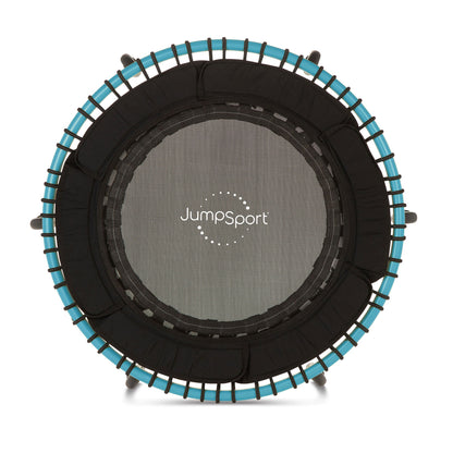 JumpSport 250 Workout Rebounder for Adults, 39" Mini Fitness Trampoline, Teal