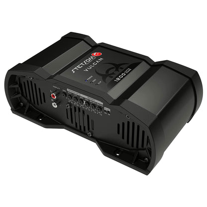 Stetsom Vulcan 1200 1.2K RMS 2 Ohm Stable Mono Car Amplifier with Smart Coolers