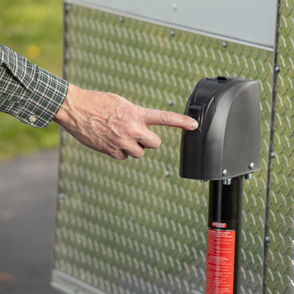 Uriah 12V Electric Trailer Jack w/Hard Wire Connection, 2000 Pound Capacity