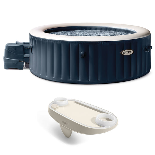 Intex PureSpa Plus Portable Inflatable Hot Tub, 77 x 28", with Phone Spa Tray