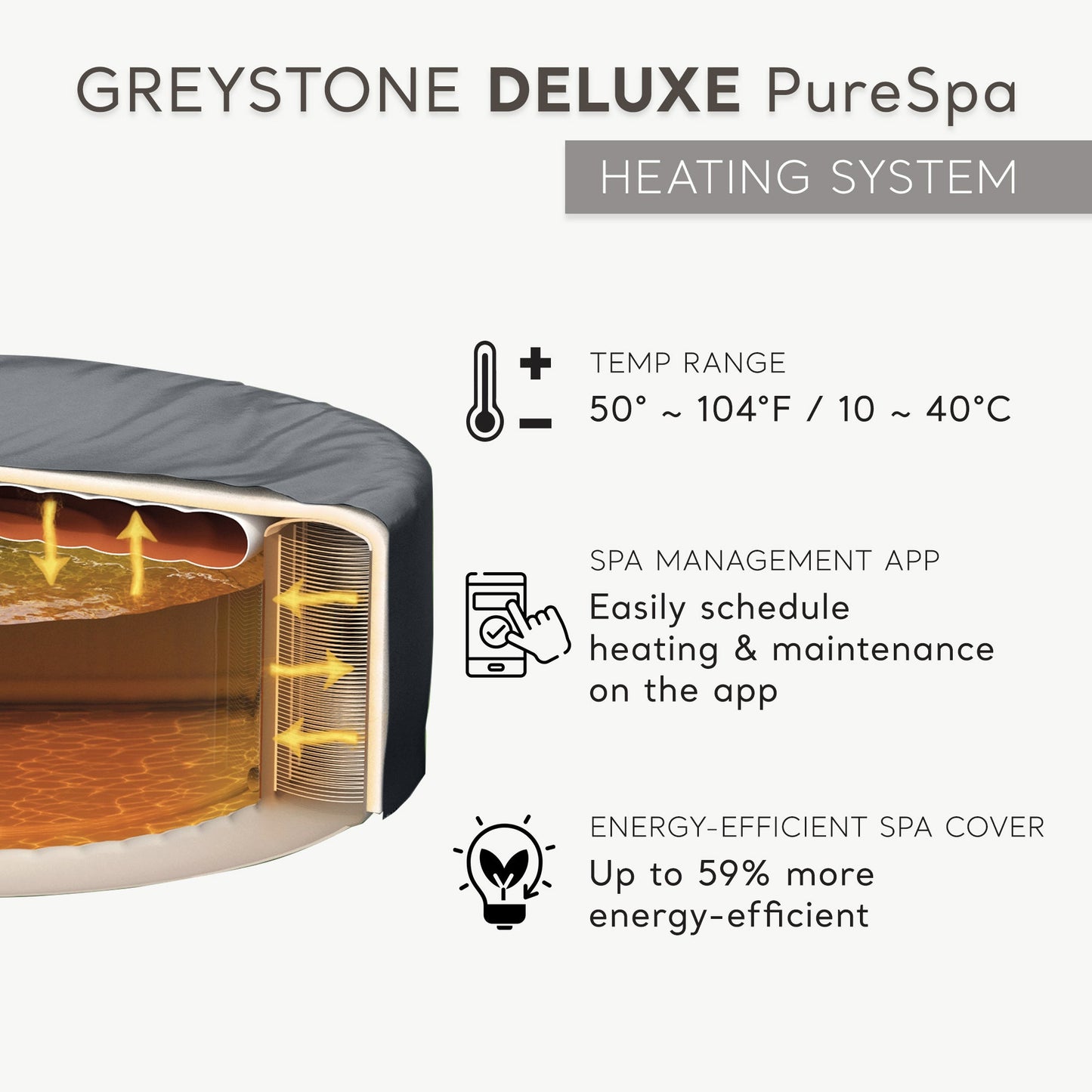 Intex PureSpa Plus Greystone Hot Tub, 94 x 28", w/ S1 Filter Cartridge (12 Pack)